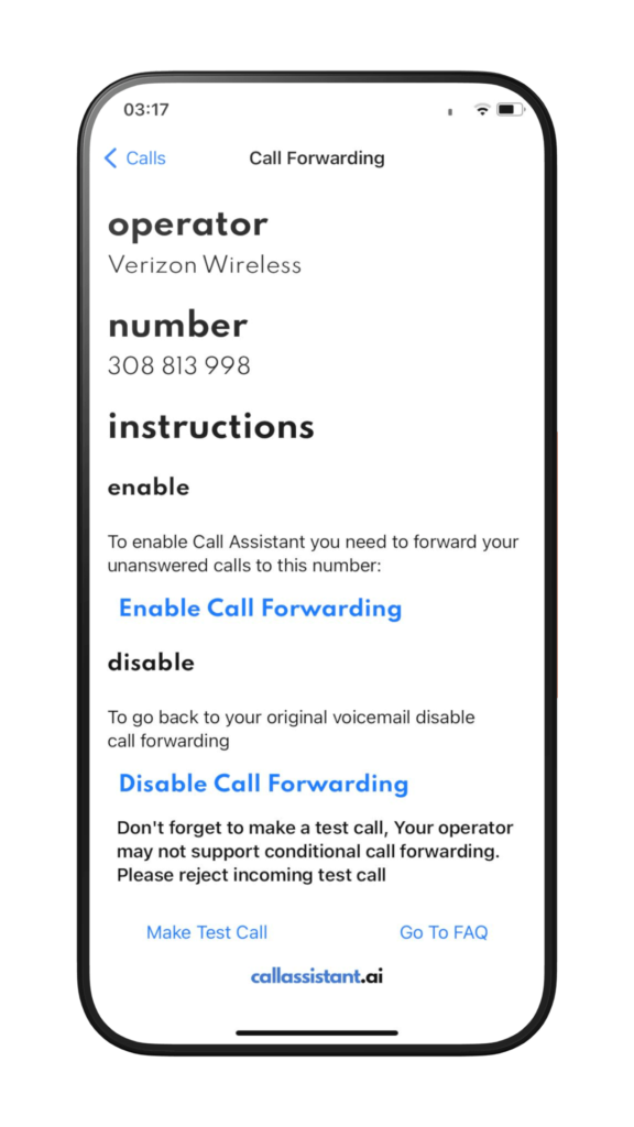 Screening Calls With Call Assistant On Ios Callassistant Ai